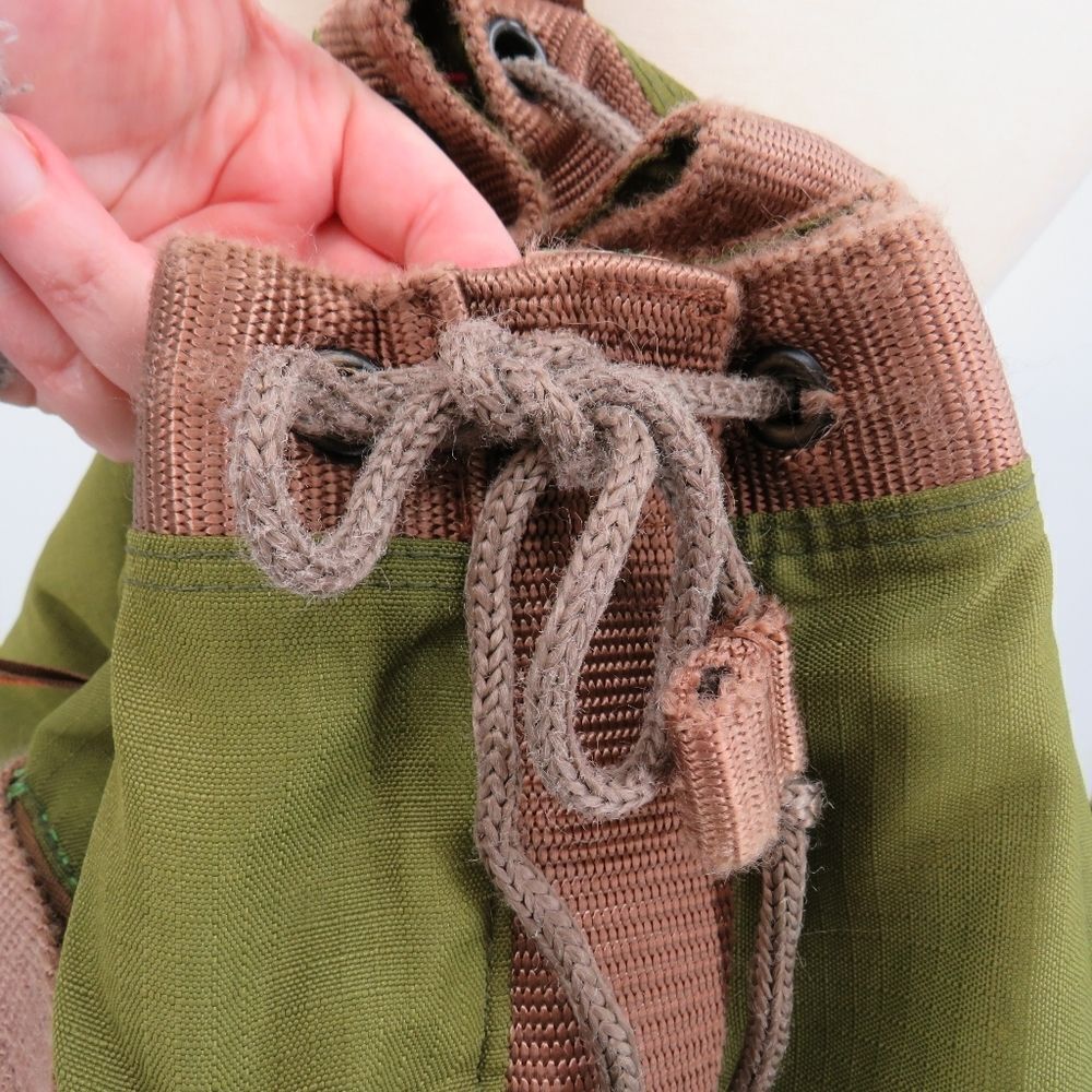 Parcel Unisex Mens Womens Large Hunter Green Convertible Duffel Backpack - Picture 10 of 16